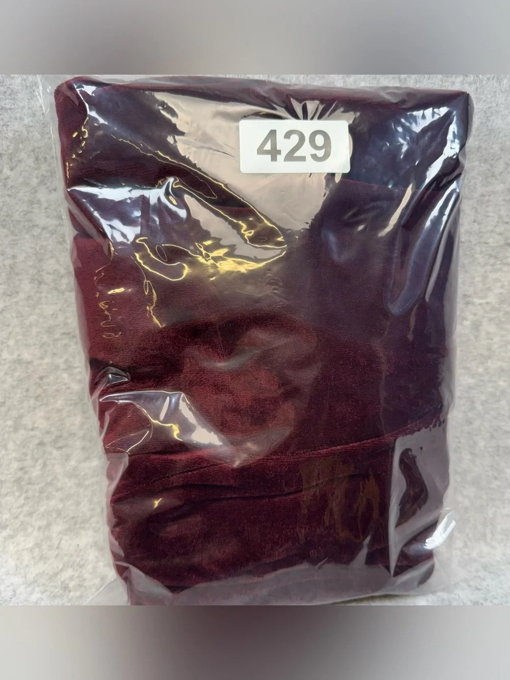 N/A luxurious burgundy